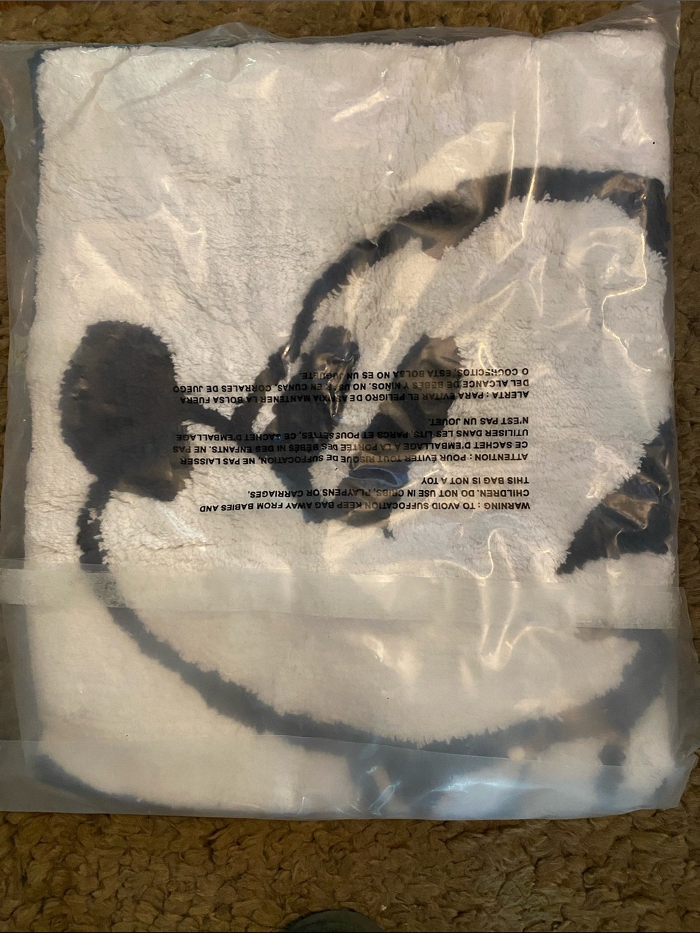 Black & White Mickey Mouse Tufted Bath Mat - Picture 3 of 4
